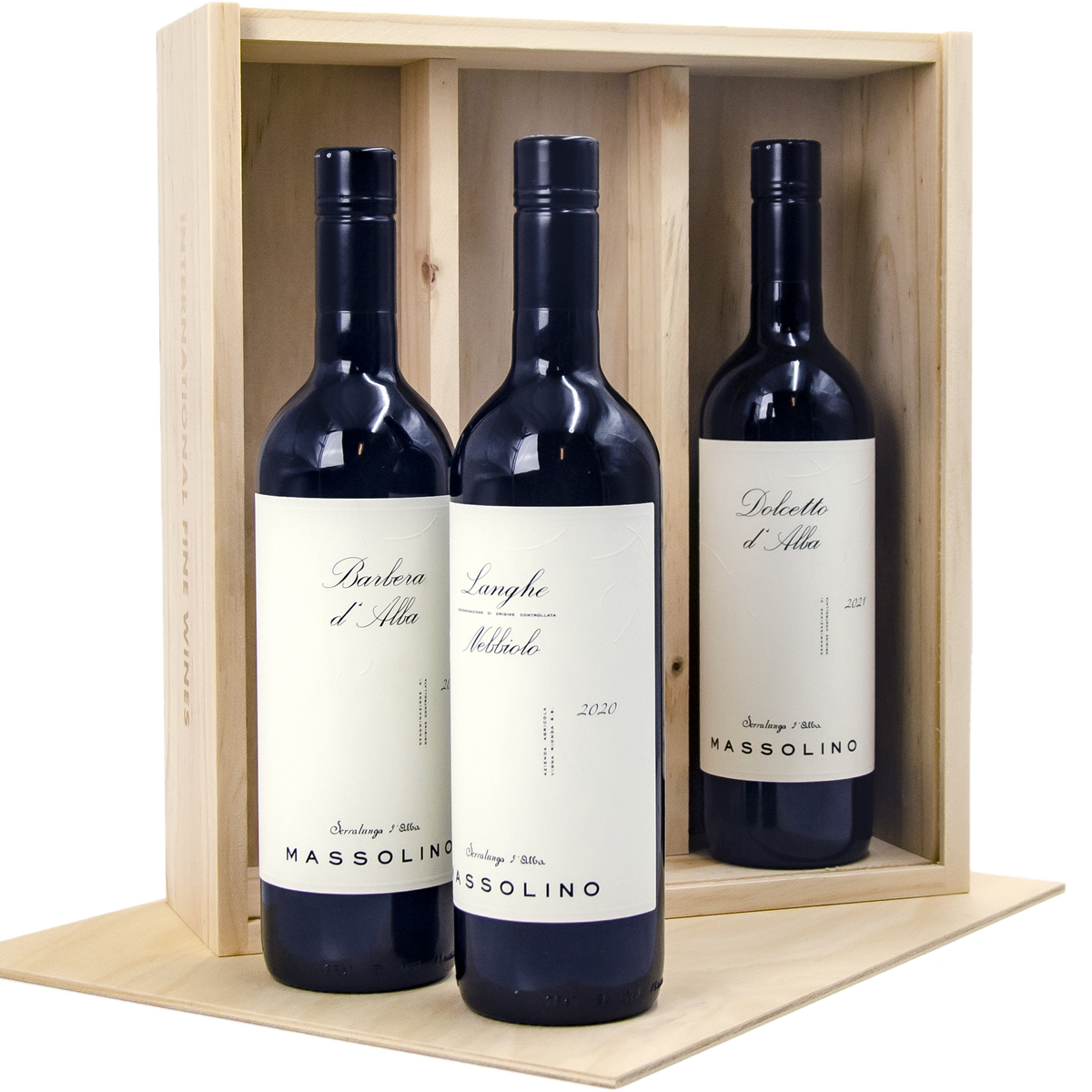 Massolino Discovery Pack in Wooden Box International Fine Wines