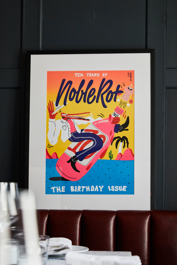 Noble Rot Screen Print - Issue 31 - Ten Years of Noble Rot