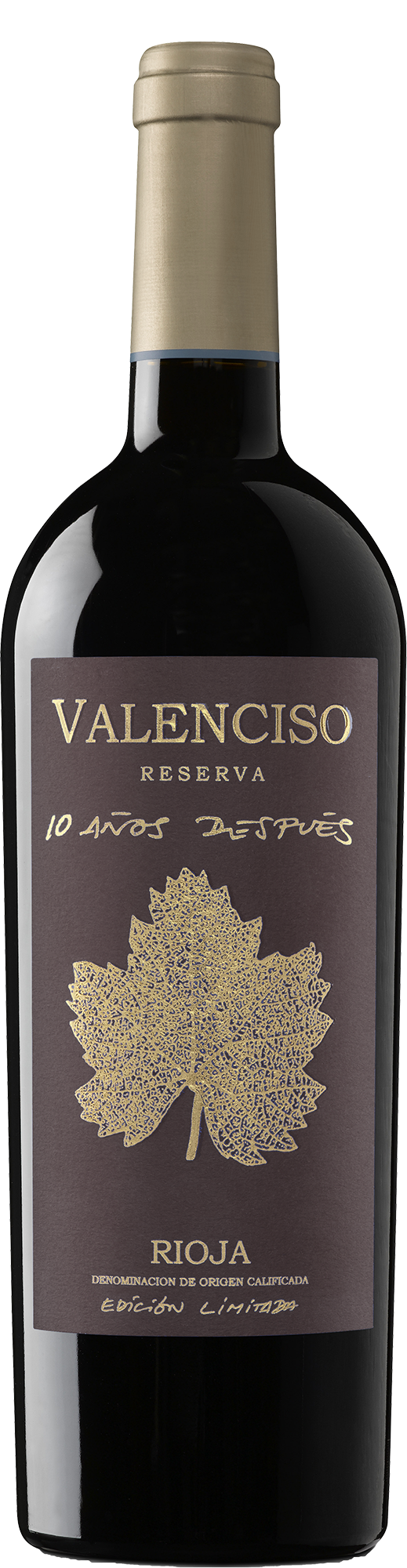 Valenciso Rioja Reserva 10 Años Después 2015