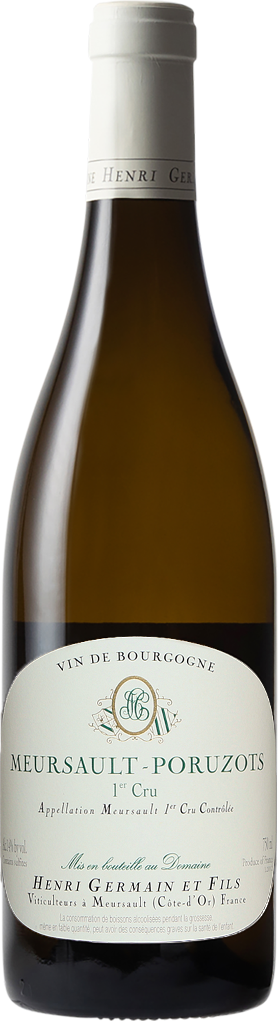 Domaine Henri Germain Meursault 1er Cru Poruzots 2023