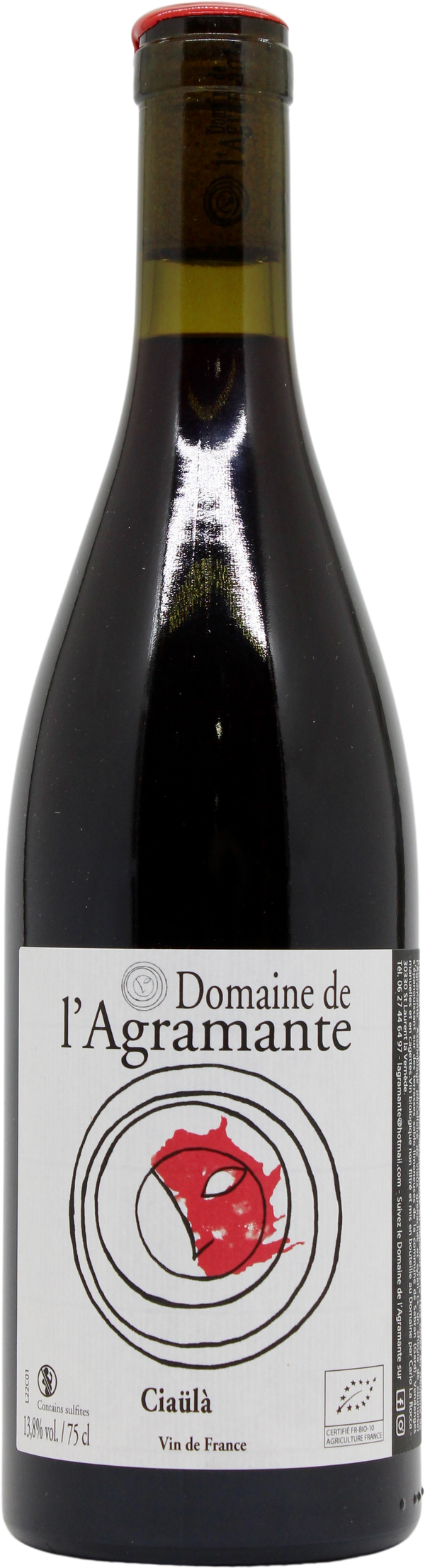 Domaine de l'Agramante Cuvée Ciaülà Rouge 2023