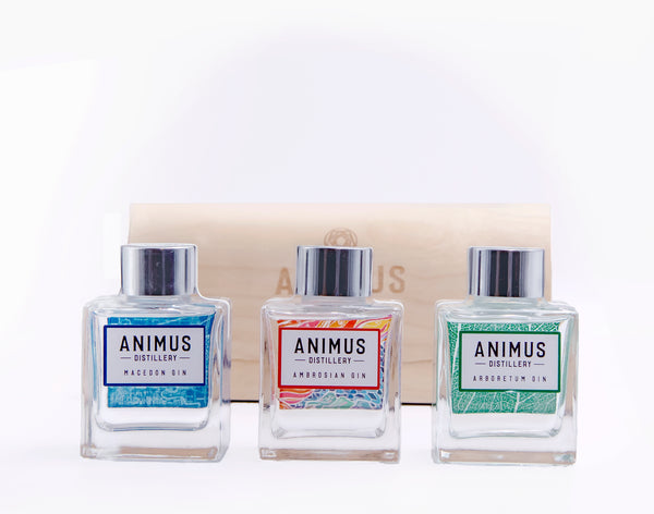 Animus Distillery Sample Pack (1 x Macedon 100ml, 1 x Ambrosian 100ml, 1 x Arboretum 100ml)
