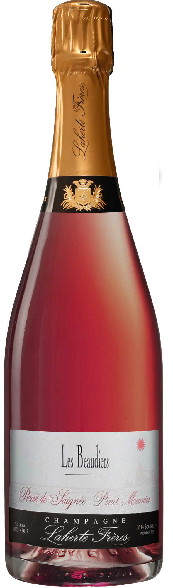 Champagne Laherte Frères Les Beaudiers Rosé de Saignée Vintage 2019 (Disg. Nov 2022)