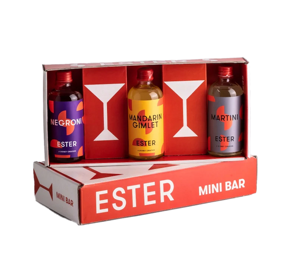 Ester Gin Full Flight (Dry Gin, Strong Gin, Negroni, Martini, Mandarin Gimlet) (5x100ml)