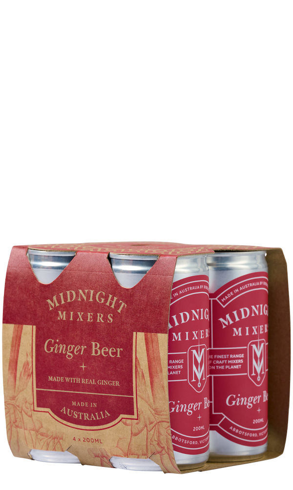 Midnight Mixers Ginger Beer 6 X 4 pack