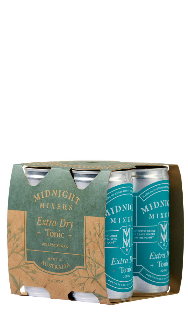 Midnight Mixers Extra Dry Tonic 6 X 4 pack