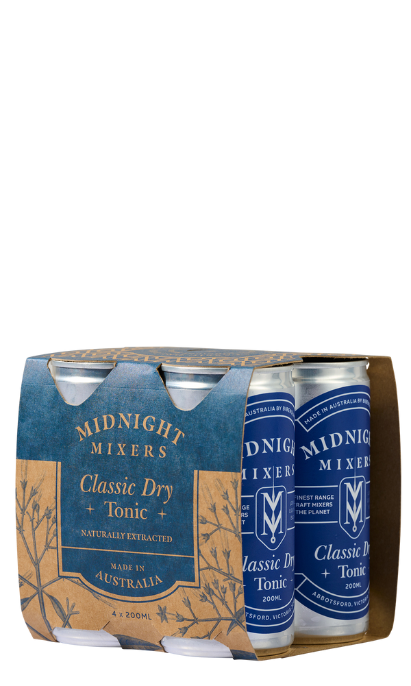 Midnight Mixers Classic Dry Tonic 6 X 4 pack