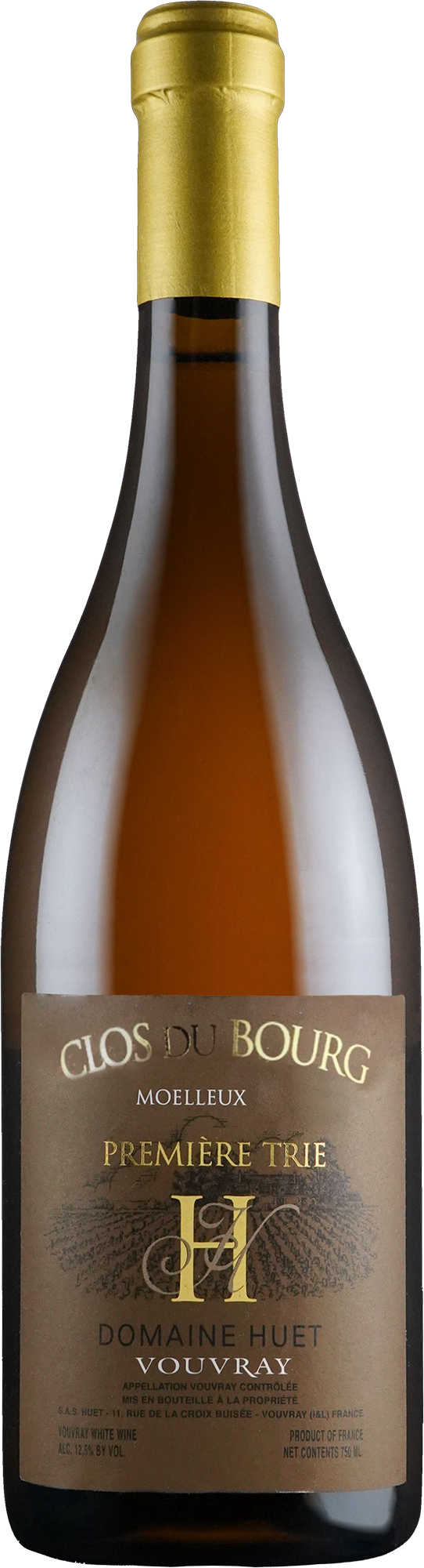Huet Vouvray Clos du Bourg Moelleux Première Trie 2015
