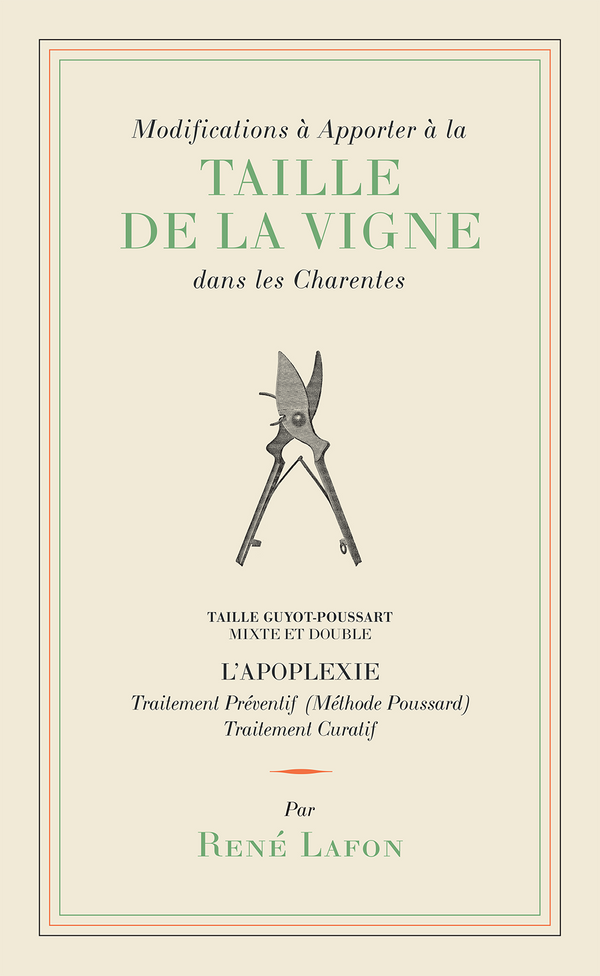 Changes to be Made to Vine Pruning by René Lafon