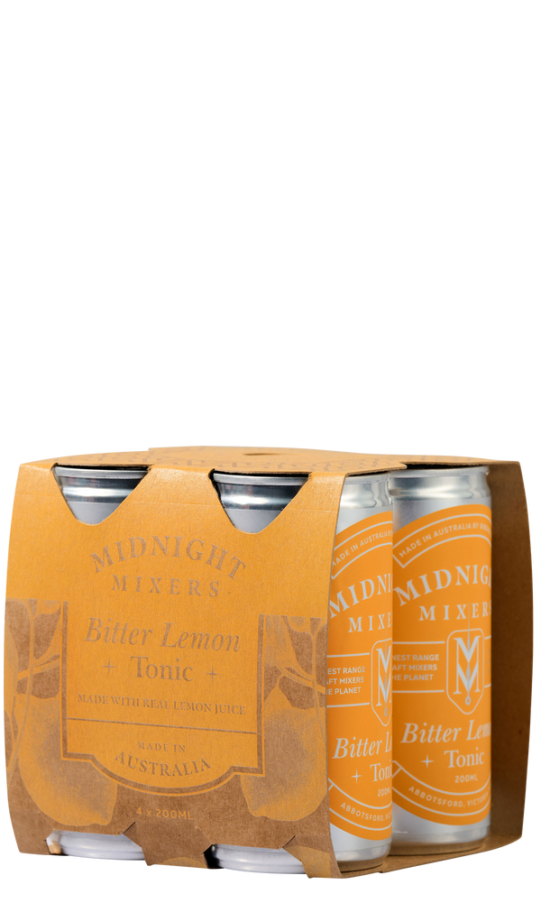 Midnight Mixers Bitter Lemon 6 X 4 pack