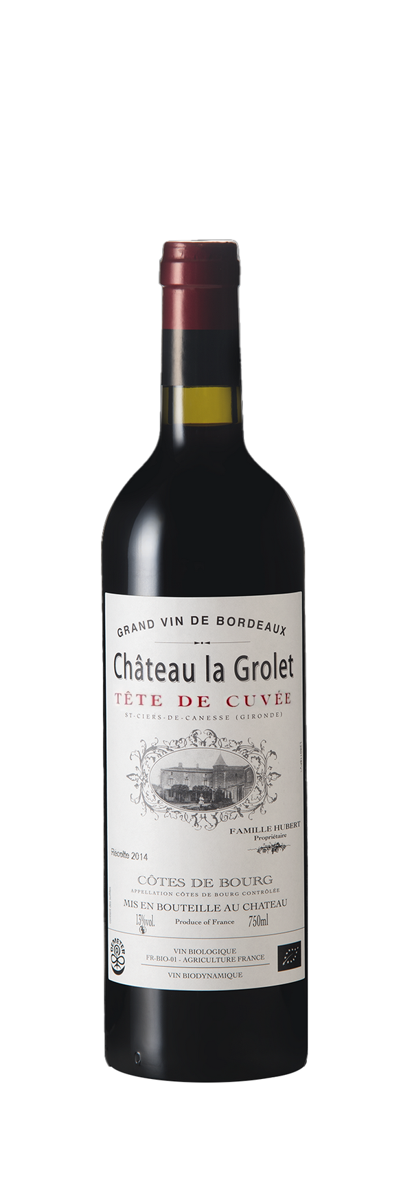 Château la Grolet Côtes de Bourg Tête de Cuvée 2018