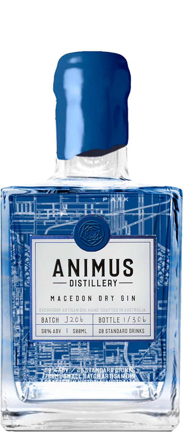 Animus Distillery Macedon Dry Gin (500ml)